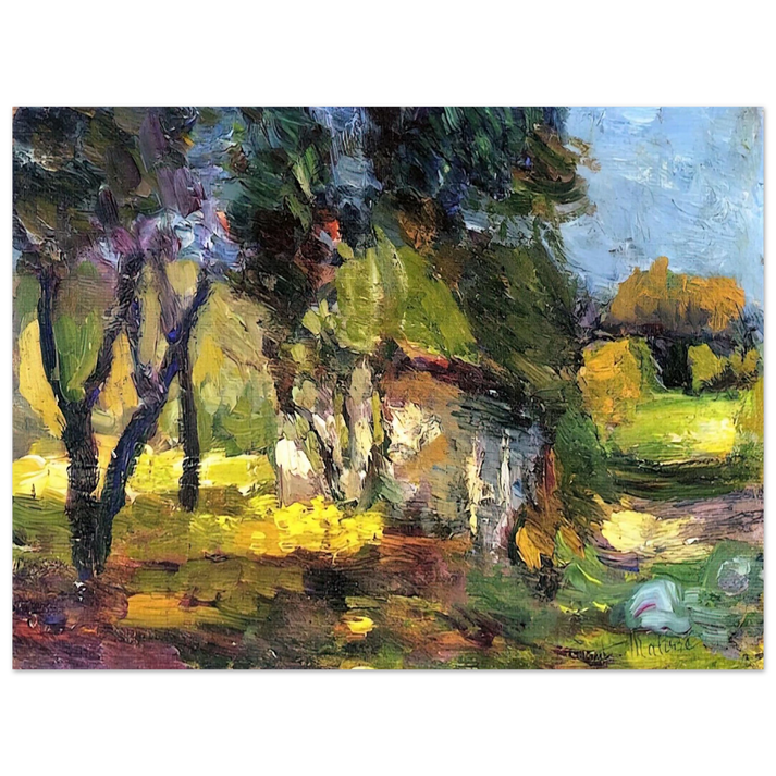 Henri Matisse - LANDSCAPE CORSICA 1898 75x100 cm / 30x40inches Fine Art Poster