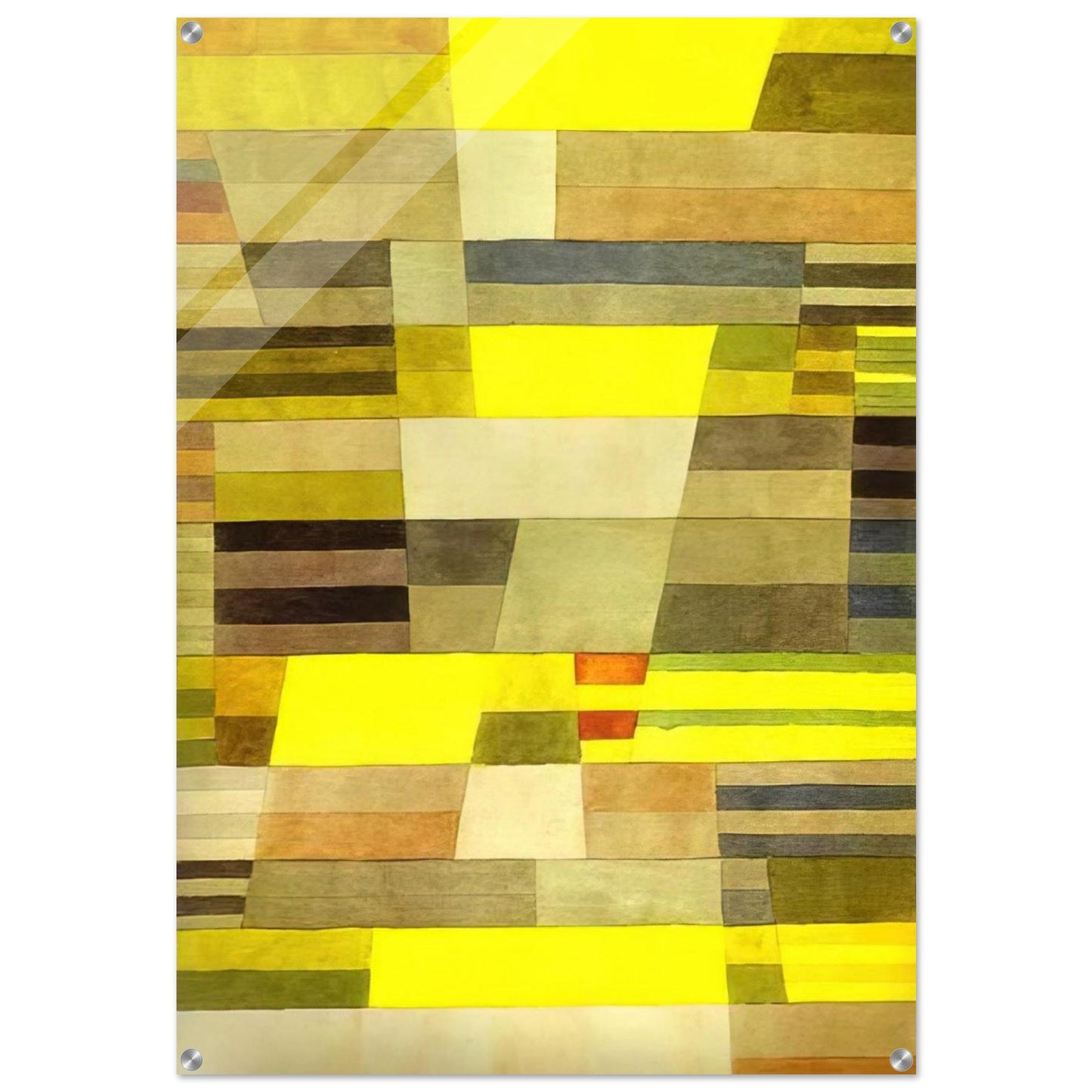 MONUMENT 1929 - Paul Klee Acrylic Print - 70x100 cm / 28x40″ inches | Paul Klee Wall Art | Paul Klee Prints