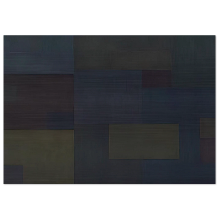 Number 17 - 1953 - Ad Reinhardt Brushed Aluminum Print - 70x100 cm / 28x40 inches | Ad Reinhardt Aluminum Print | Ad Reinhardt Prints