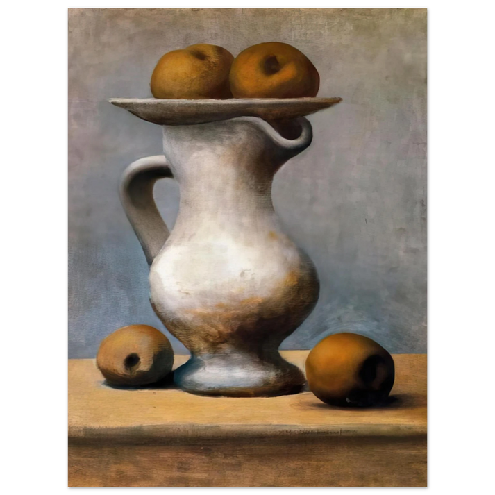 Pablo Picasso - Still life with pitcher and apples 75x100 cm / 30x40inches Fine Art Poster