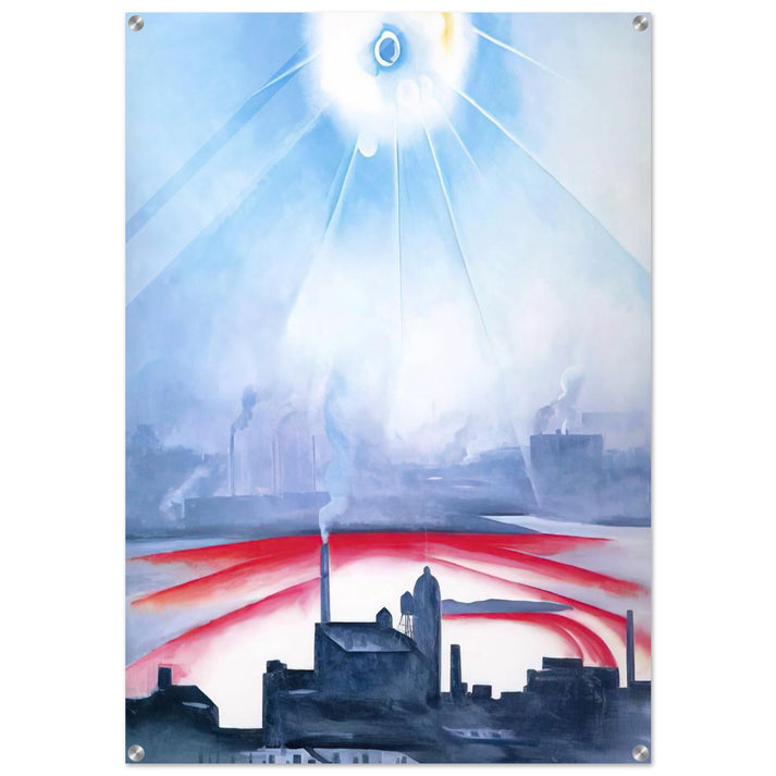 East River No 1 - Georgia O'Keeffe Acrylic Print - 70x100 cm / 28x40″ inches