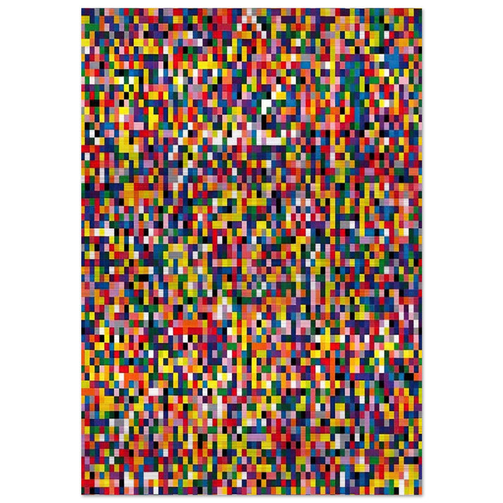 4900 COLOURS 2007 - Gerhard Richter Brushed Aluminum Print - 70x100 cm / 28x40 inches | Gerhard Richter Aluminum Print | Gerhard Richter Prints