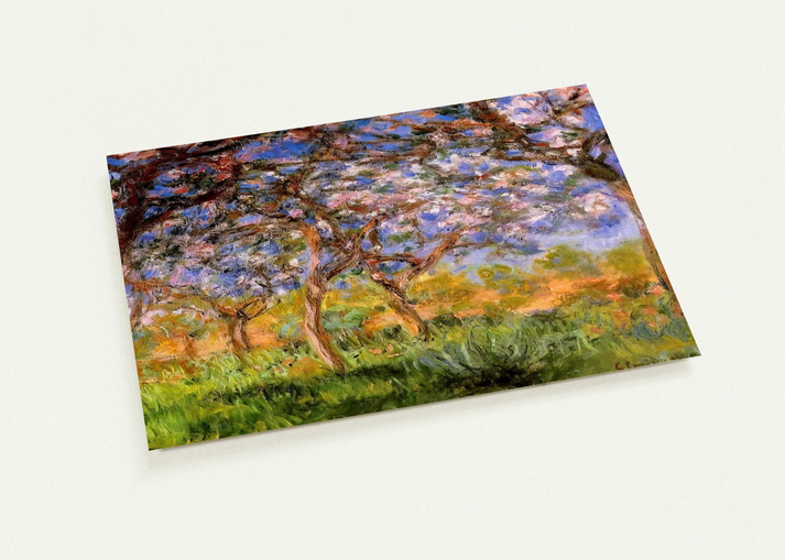 Giverny in Springtime By claude monet Pack of 10 Post Cards | claude monet Post Cards | A6 (10.5 x 14.8 cm) - 4.1 x 5.8 inches