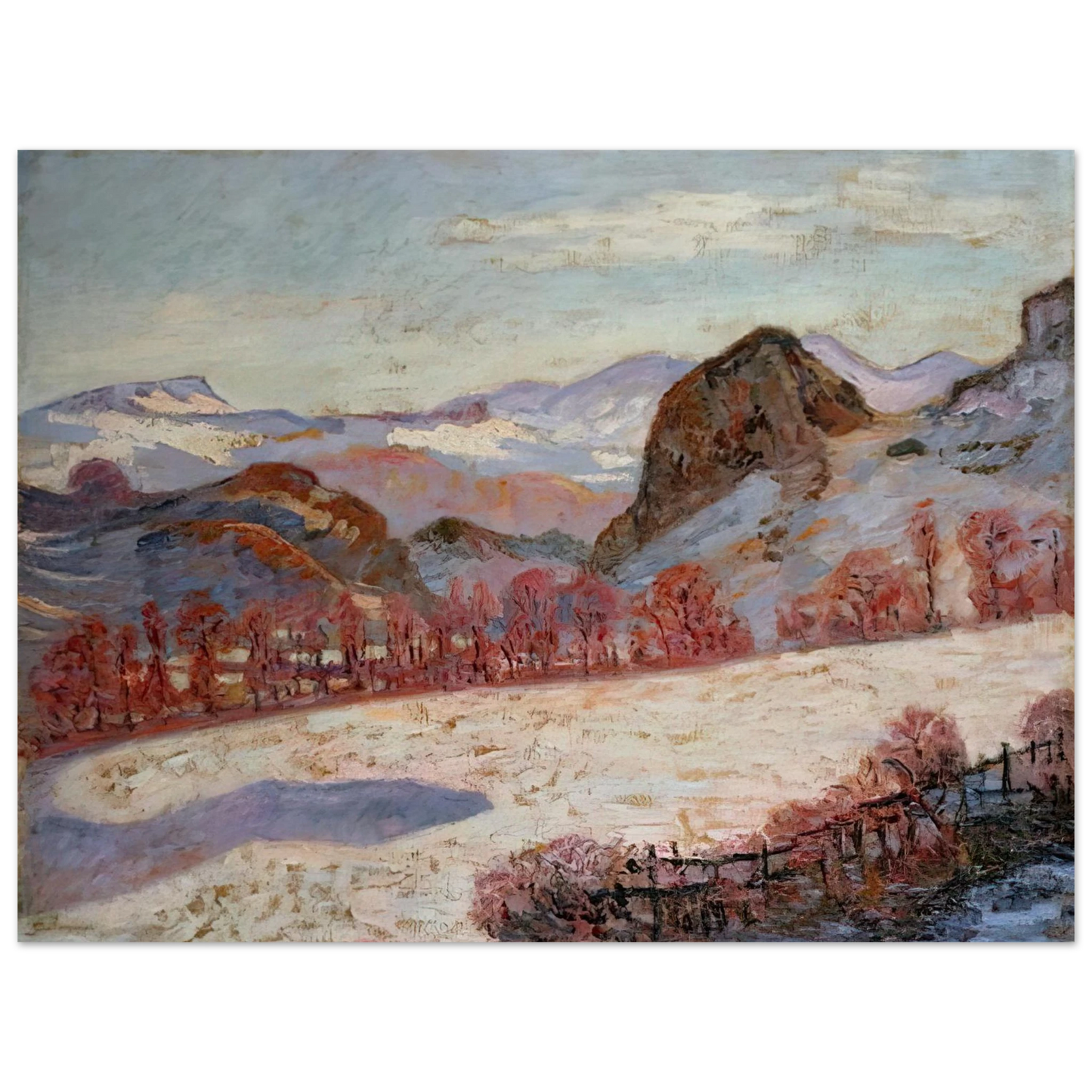 Armand Guillaumin - Saint-Sauves-d'Auvergne - 1900 France Fine Art Poster - Default Title