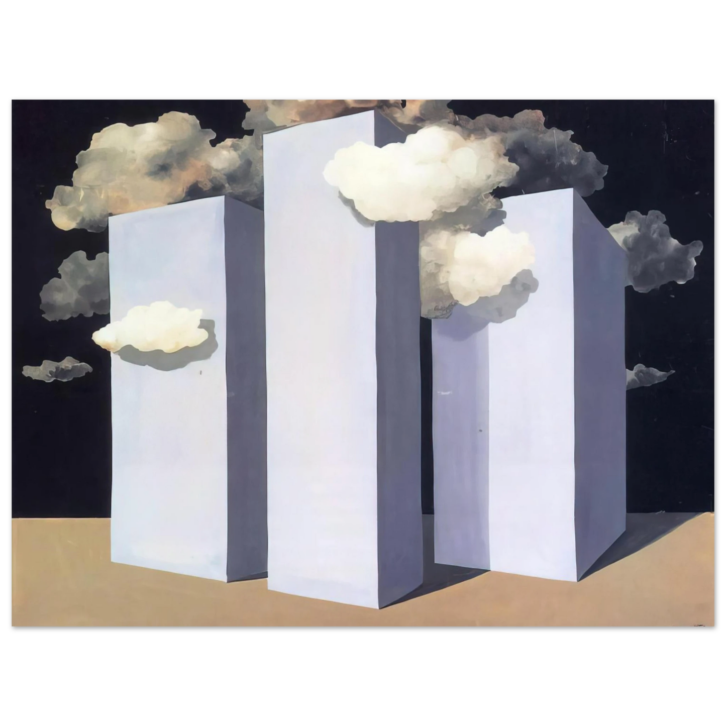 Rene Magritte - A STORM 1932 Fine Art Poster - Default Title