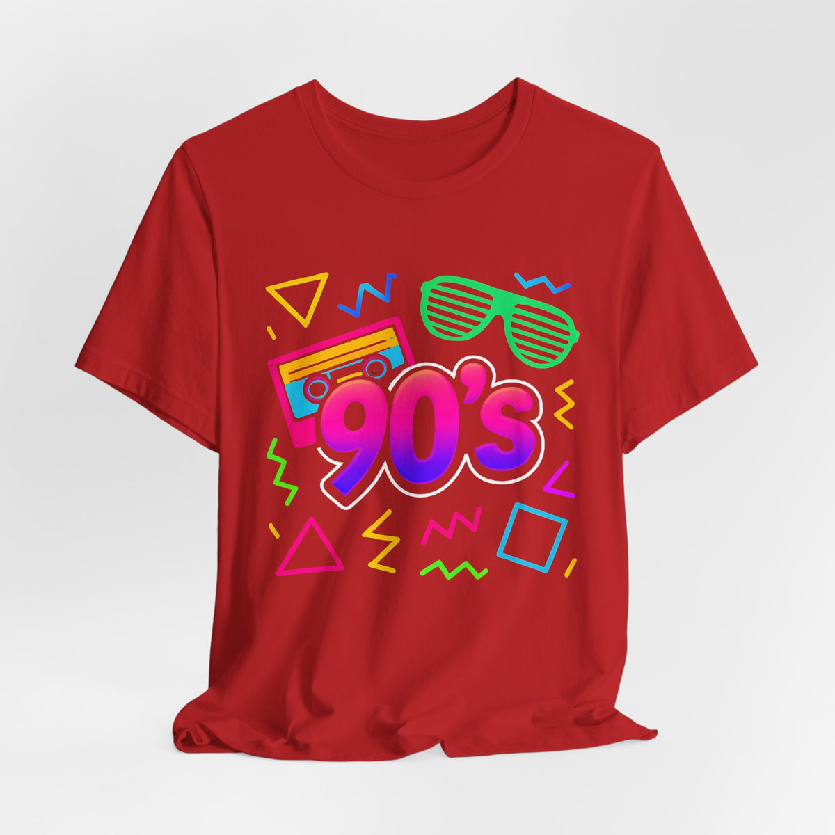 Musica old school anni '90 - vibrazioni arcade Classico anni '90 Vintage. Anni '90 Retro Mi piacciono gli anni Novanta Maglietta