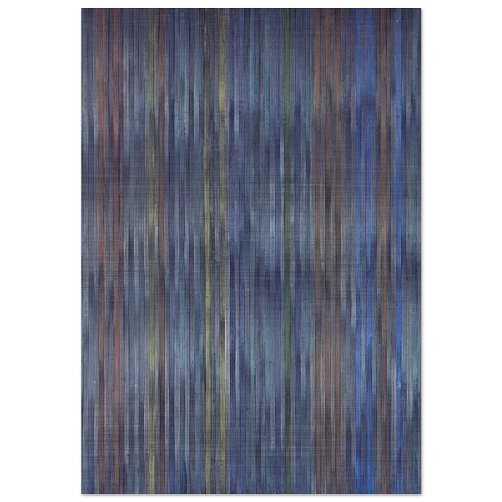 Black Friar - 1978 - Gene Davis Brushed Aluminum Print - 70x100 cm / 28x40 inches | Gene Davis Aluminum Print | Gene Davis Prints