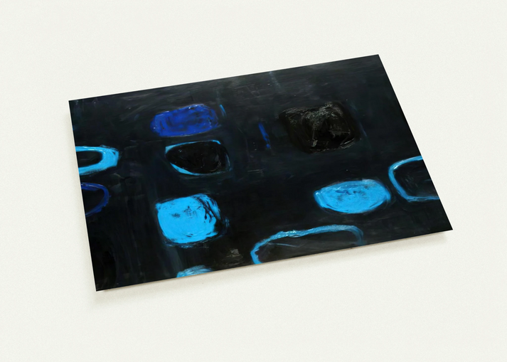 Composition with Blue and Black - 1959 By William Scott Pack of 10 Post Cards | William Scott Post Cards | A6 (10.5 x 14.8 cm) - 4.1 x 5.8 inches
