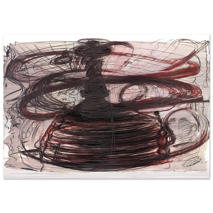 Self-Portrait as Pile of Dog Dirt - 1973 - Dieter Roth Brushed Aluminum Print - 70x100 cm / 28x40 inches | Dieter Roth Aluminum Print | Dieter Roth Prints