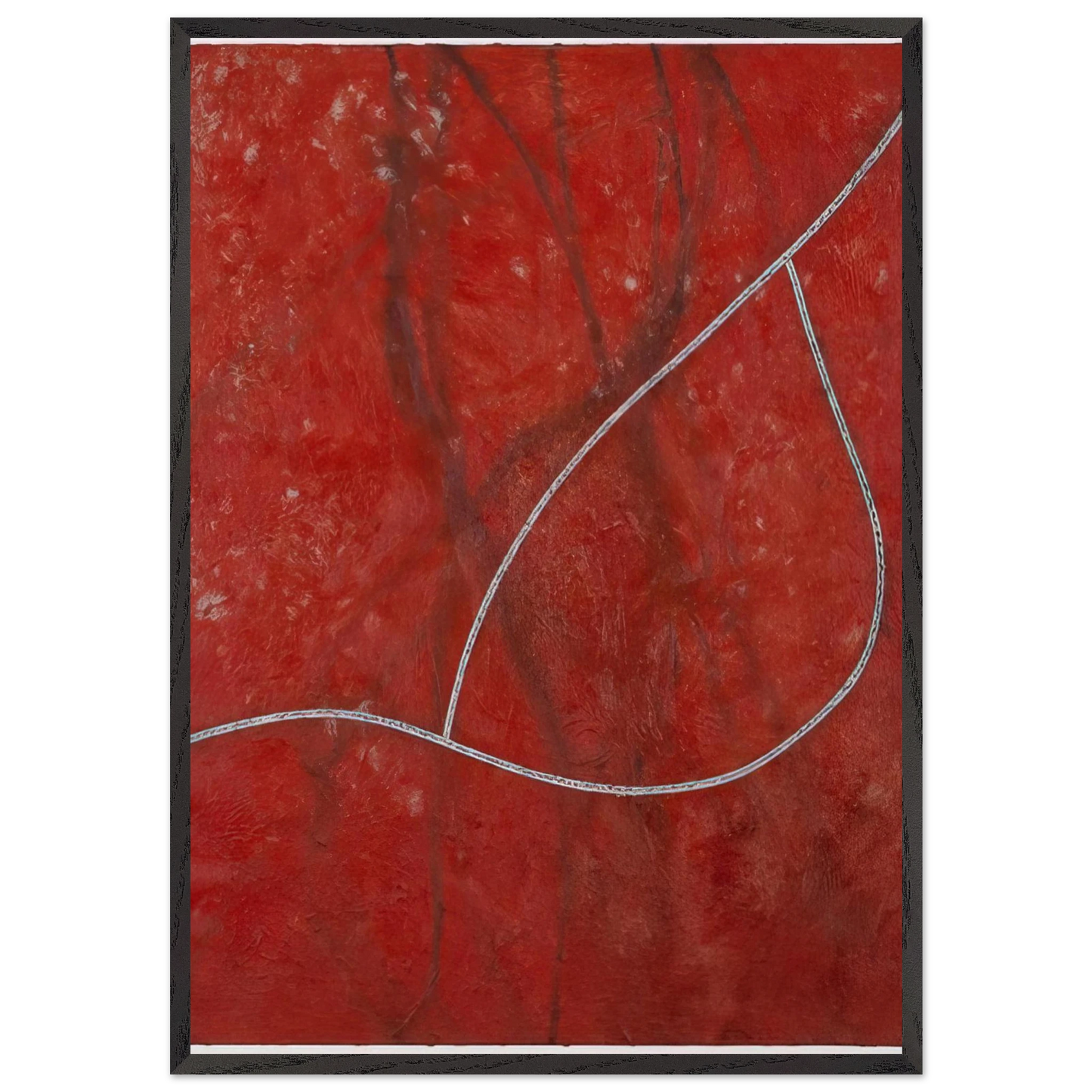 Untitled - 1960 N3 - Donald Judd 70x100 cm / 28x40 inches Framed Art Print – Black Wooden Frame