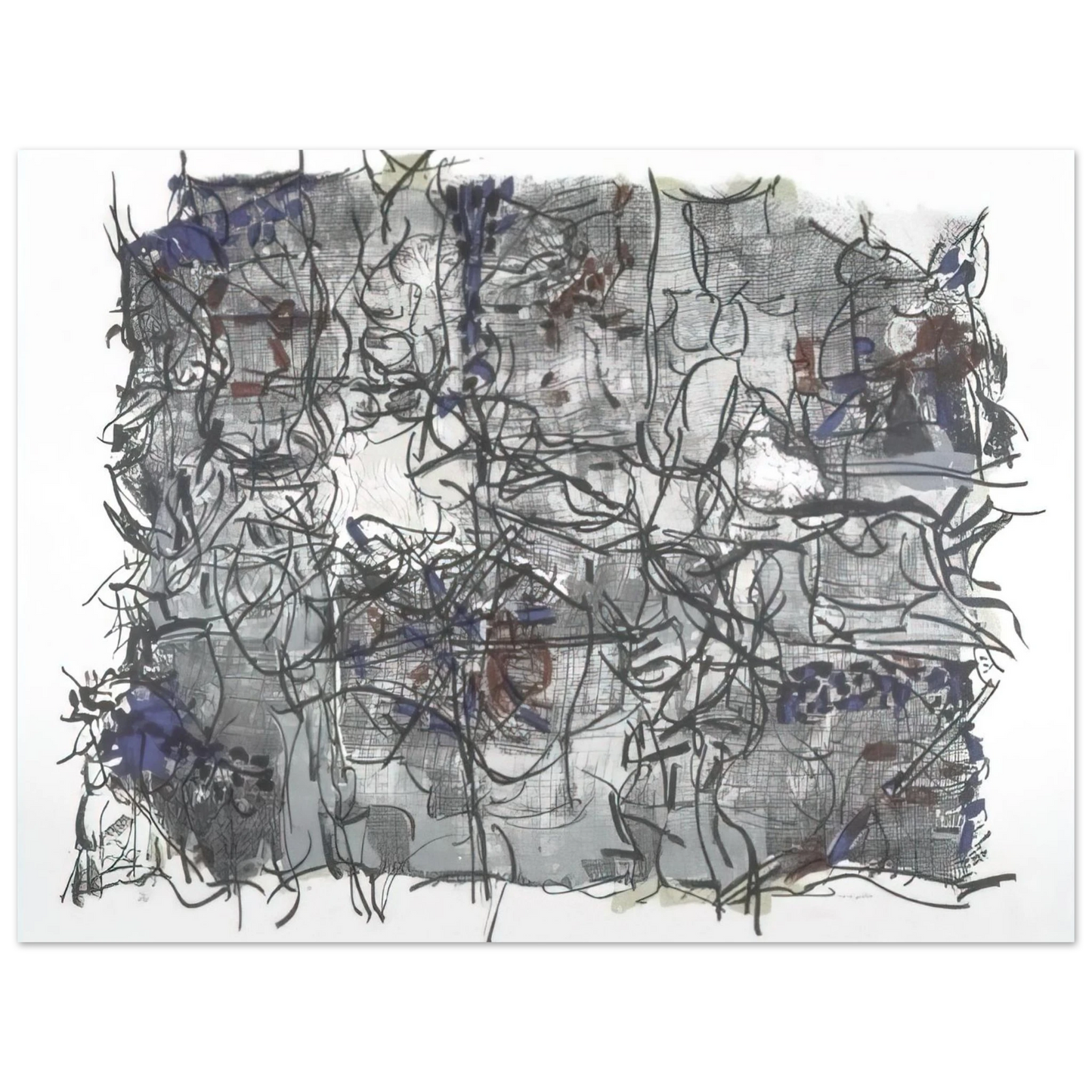 Jean-Paul Riopelle - Jute IV Fine Art Poster - Default Title
