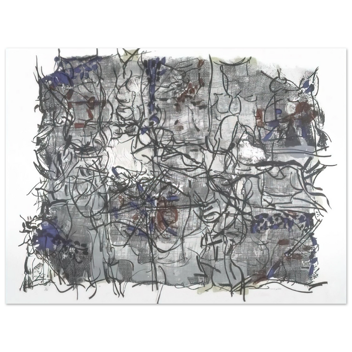 Jean-Paul Riopelle - Jute IV 75x100 cm / 30x40inches Fine Art Poster