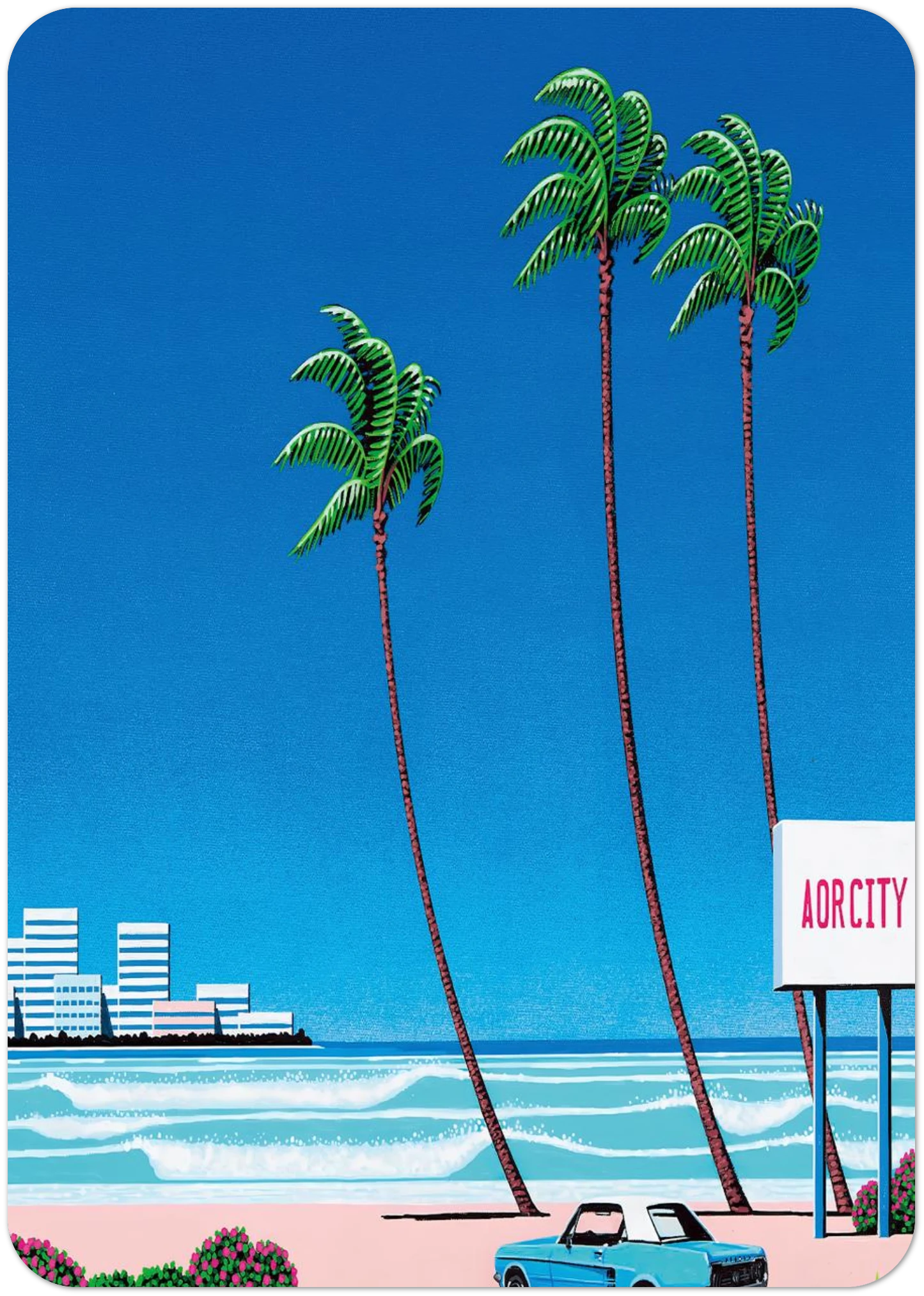 Light Mellow Sealine By Hiroshi Nagai Pack of 10 Post Cards | Hiroshi Nagai Post Cards | A6 (10.5 x 14.8 cm) - 4.1 x 5.8 inches