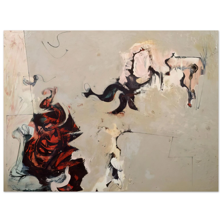 Charles Lapicque - Untitled - 1959 75x100 cm / 30x40inches Fine Art Poster