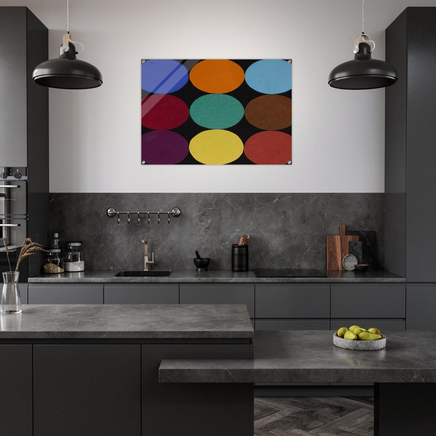 Nine Colors - Ellsworth Kelly Acrylic Print - 70x100 cm / 28x40″ inches