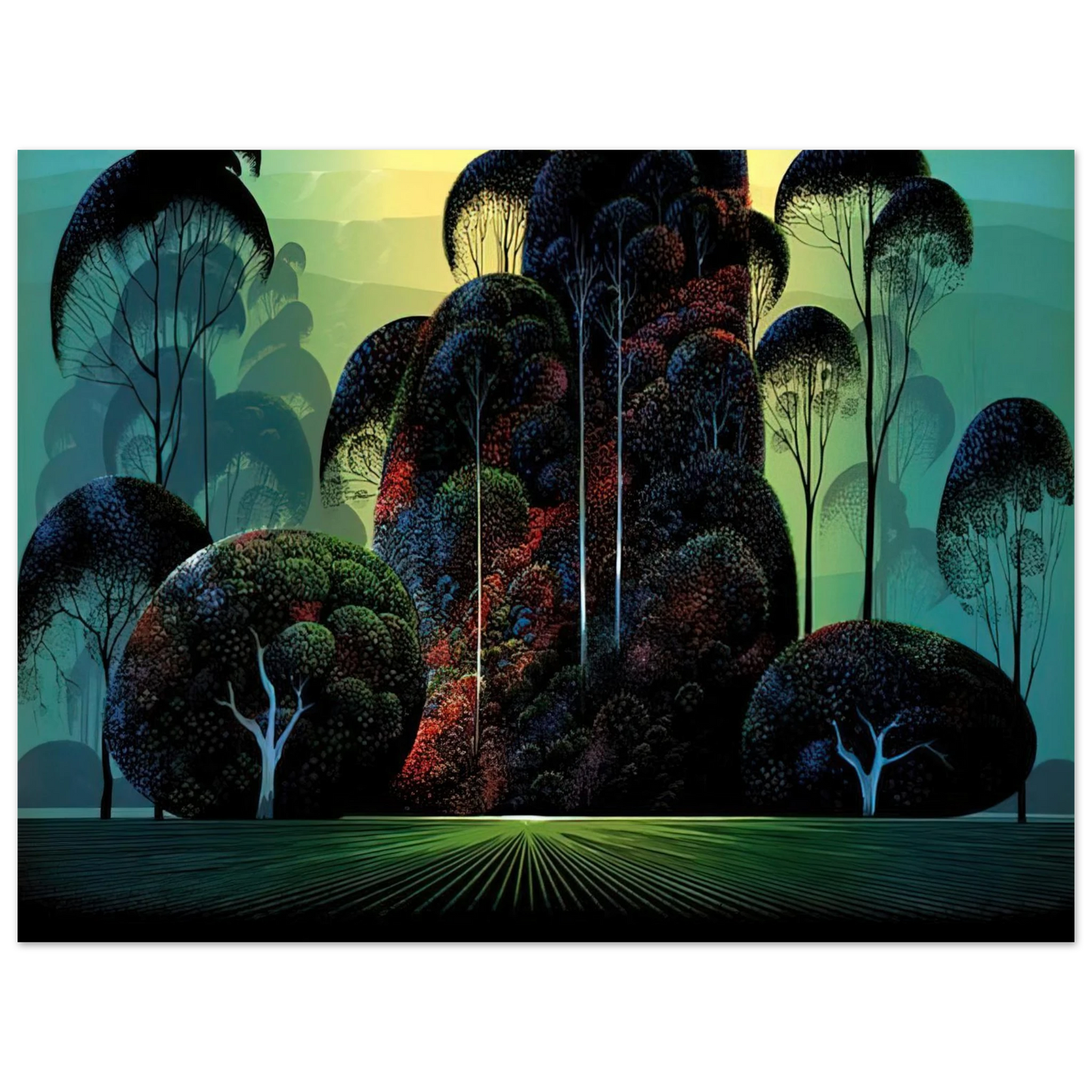 Eyvind Earle - Mendacino Fine Art Poster - Default Title