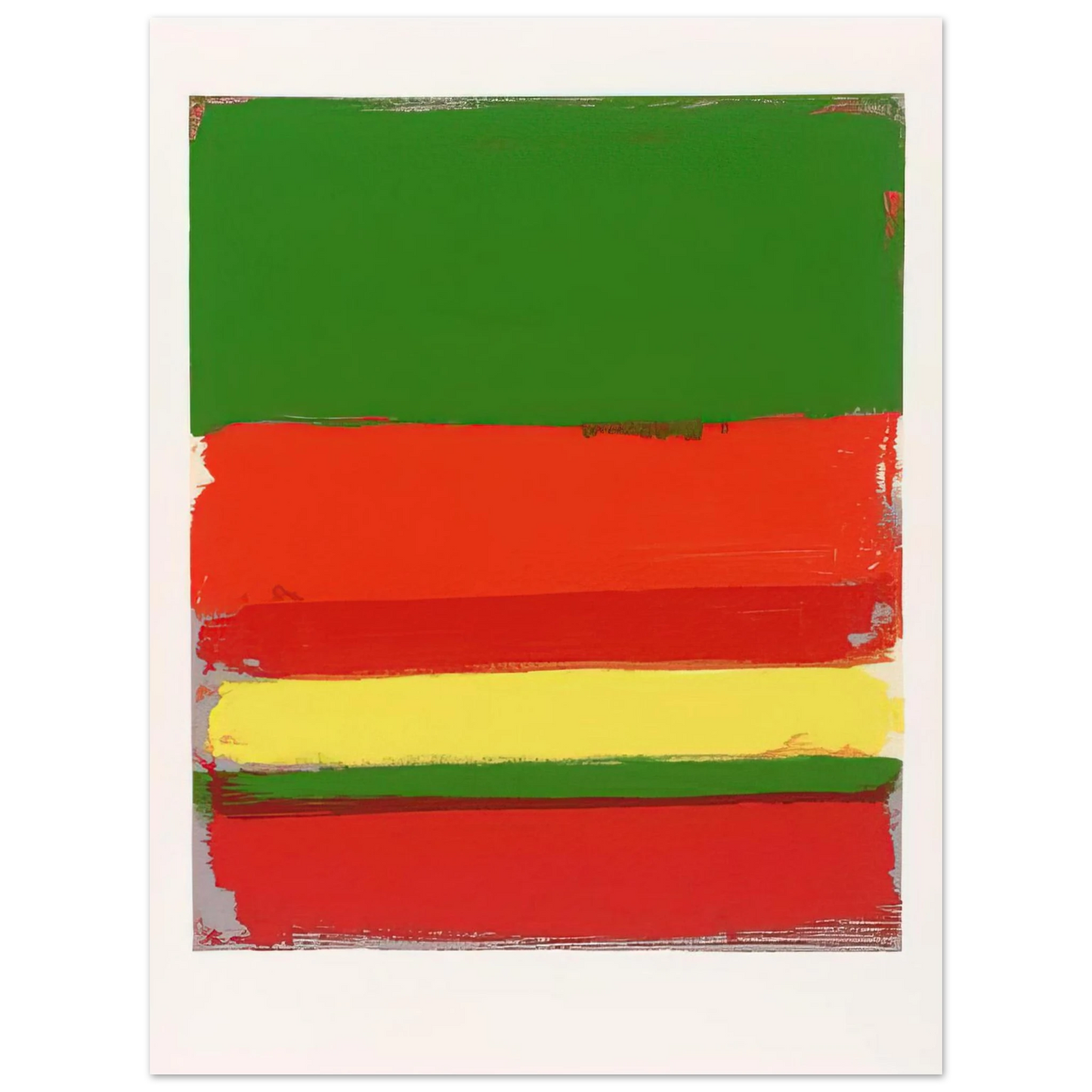 Patrick Heron - Untitled from the Shapes of Colour - 1978 Fine Art Poster - Default Title