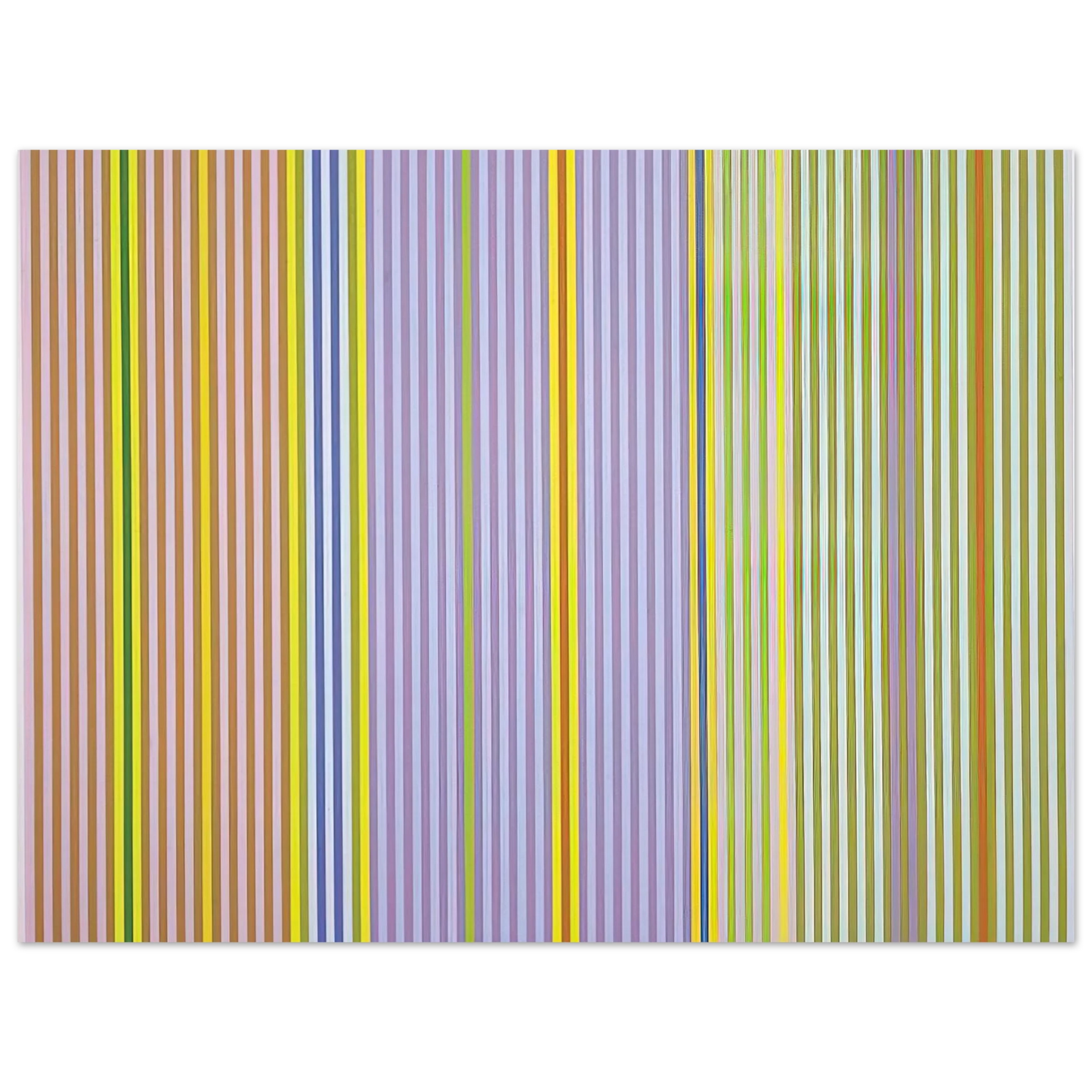 Gene Davis - Ianthe - 1969 Fine Art Poster - Default Title