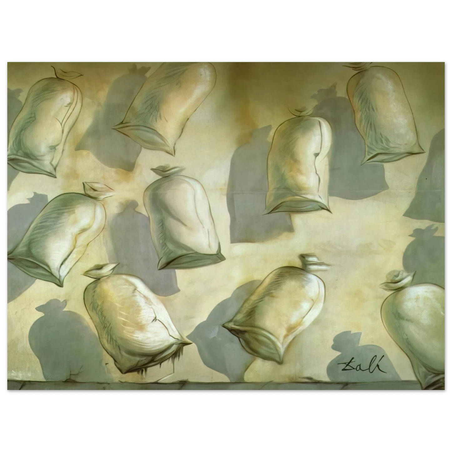 Salvador Dali - SET DESIGN FOR THE BALLET LOS SACOS DEL MOLINERO 2 Fine Art Poster - Default Title