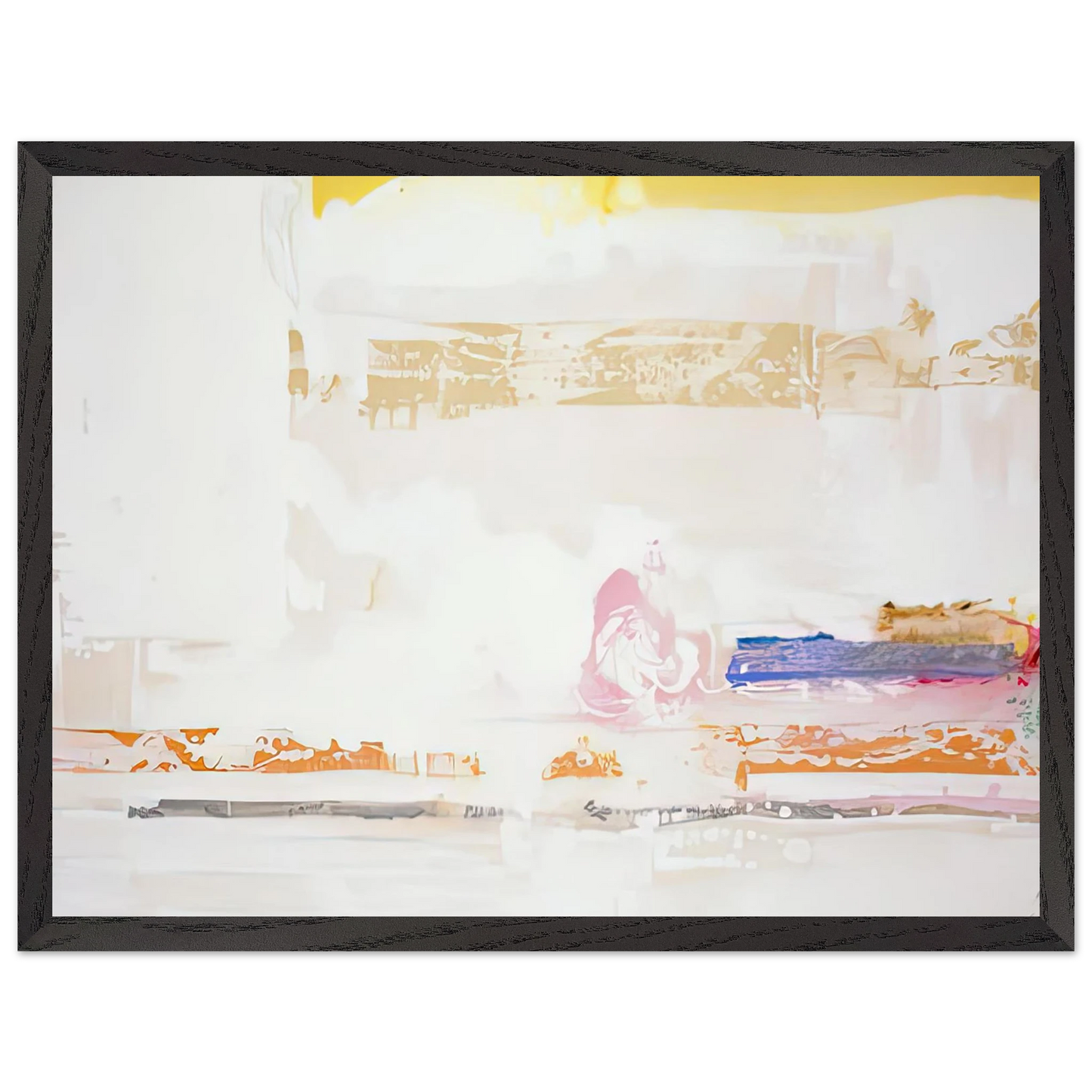 Helen Frankenthaler - Snow Basin, 1990- Wall Art - 28x40 inches / 70x70 cm - Canvas (Imperial) - -
