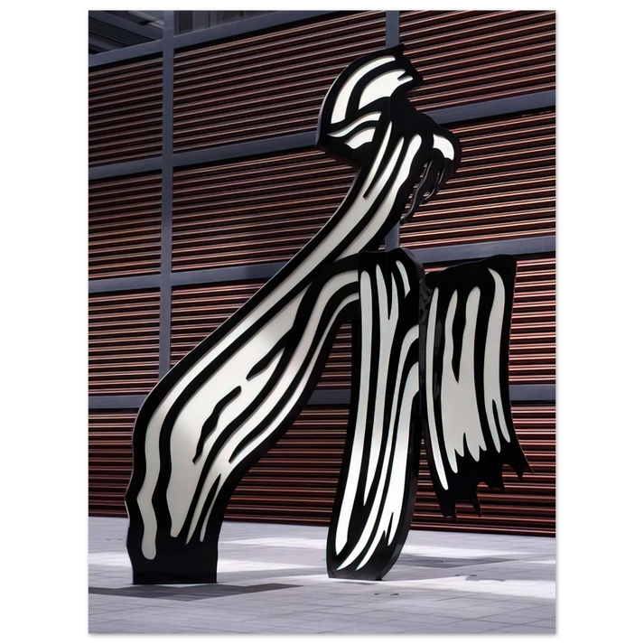 Roy Lichtenstein - BRUSHSTROKE 1996 75x100 cm / 30x40inches Fine Art Poster