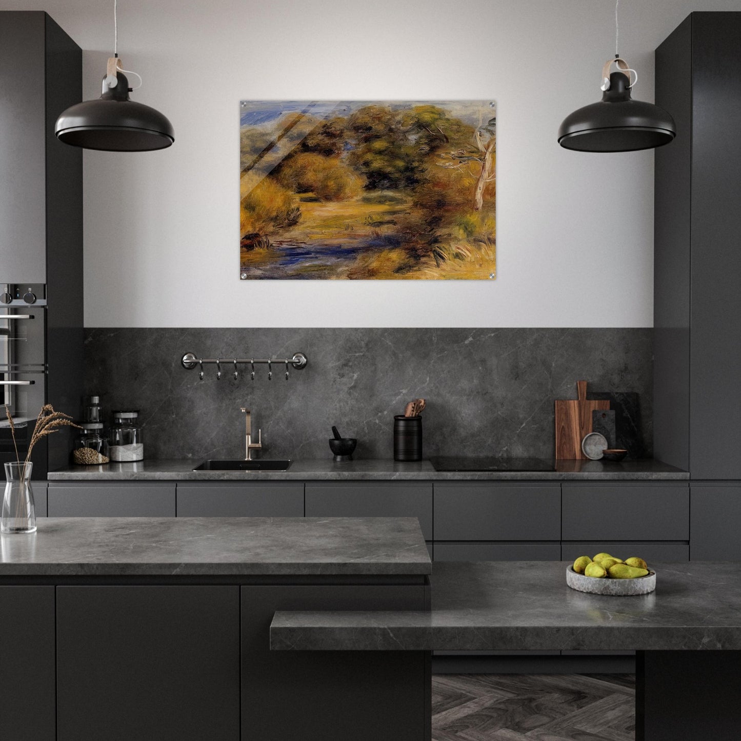 The Clearing - Pierre-Auguste Renoir Acrylic Print - 70x100 cm / 28x40″ inches