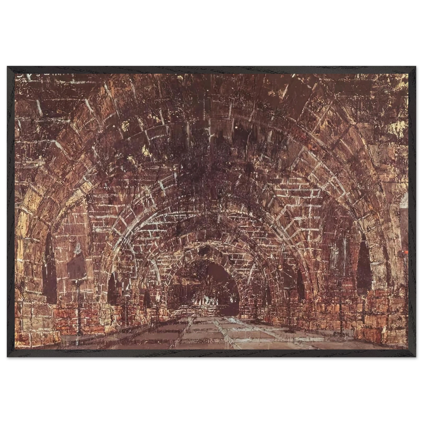 SULAMITH 1983 - Anselm Kiefer Framed Art Print – Black Wooden Frame - Default Title - -Framed Art Print