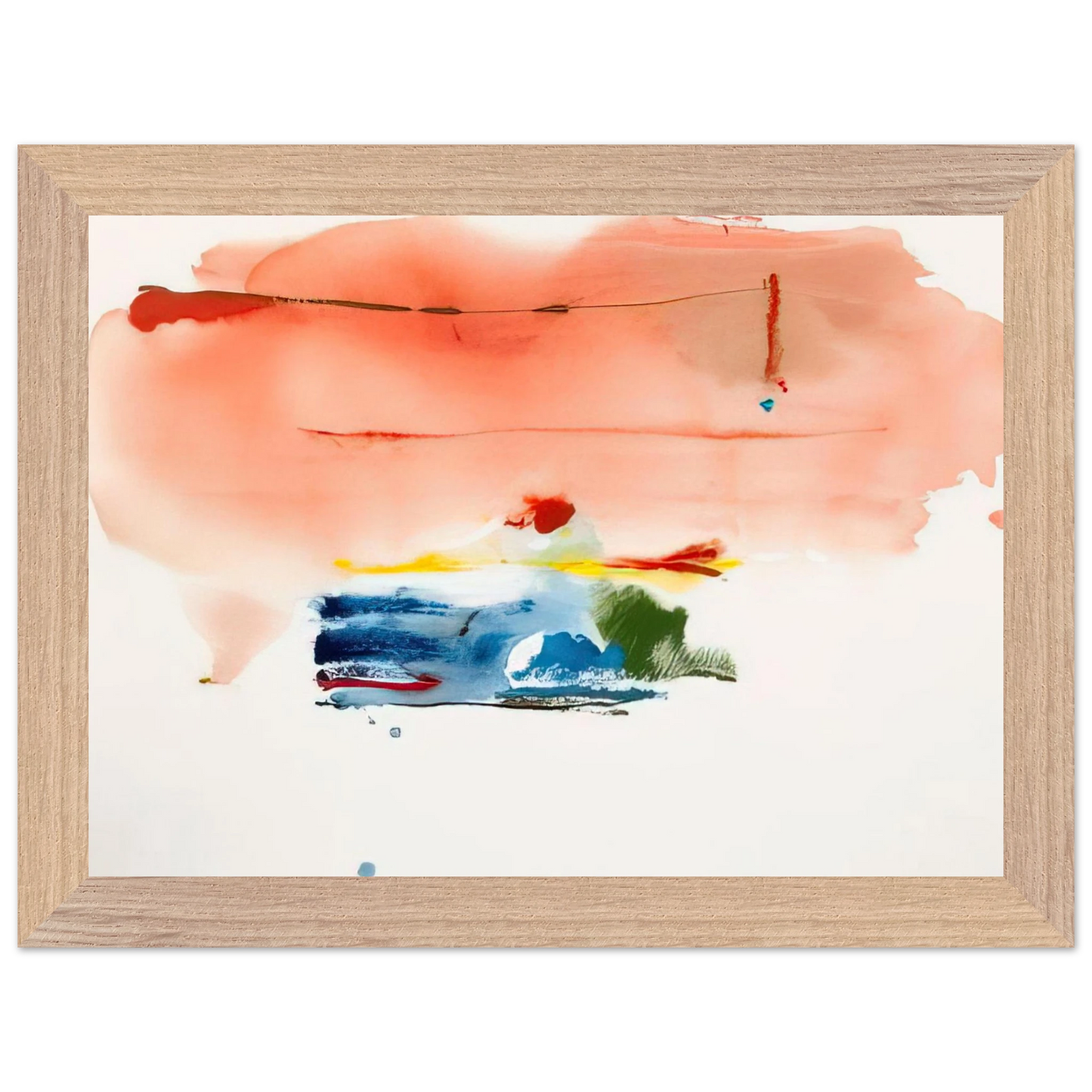 Helen Frankenthaler - Santa Fe II - 1986 Wall art - 21x29.7 cm / 8x12" - Fine Art Poster - -