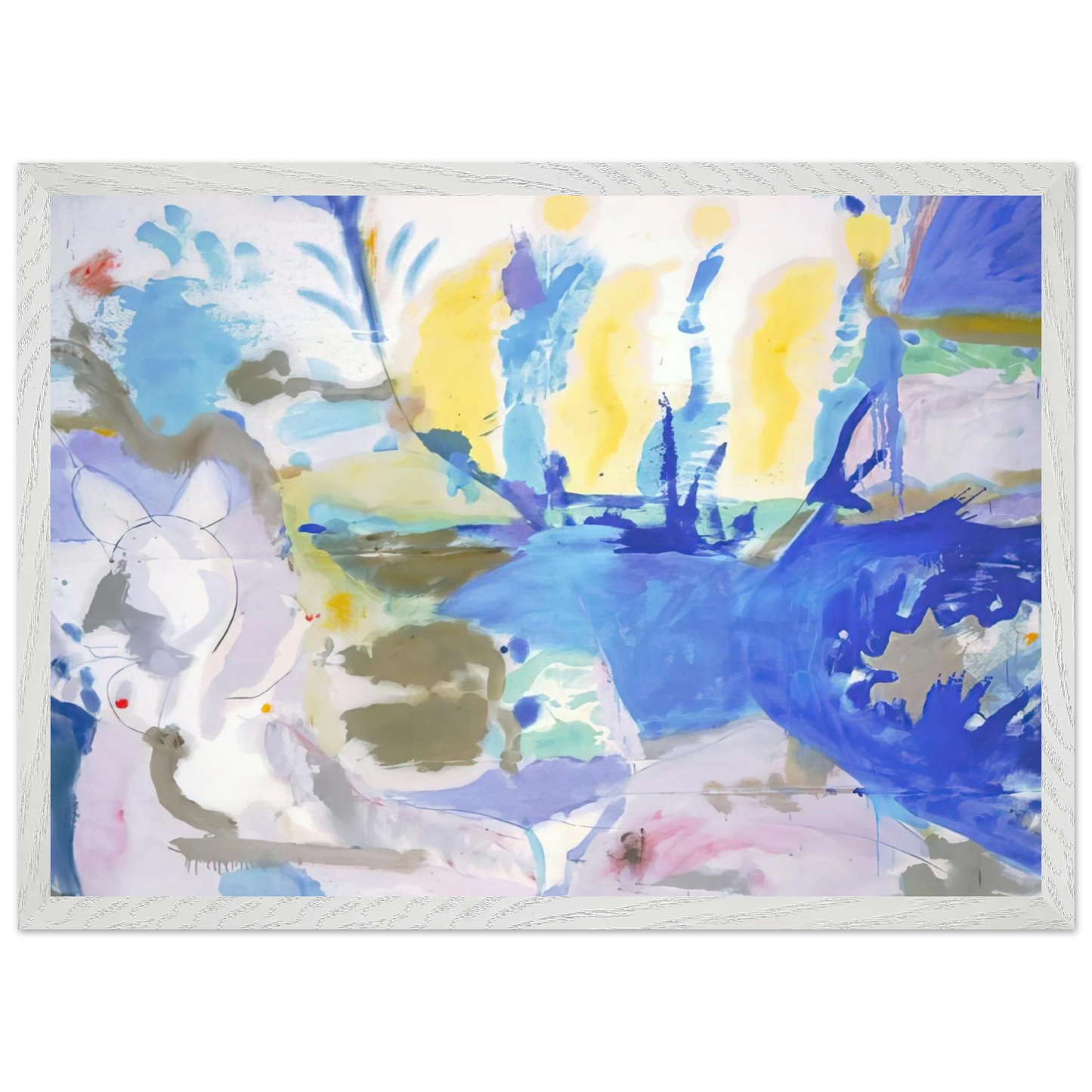 Helen Frankenthaler - Basque Beach - 1958 Wall art - A3 (29.7 x 42 cm) - Fine Art Poster - -
