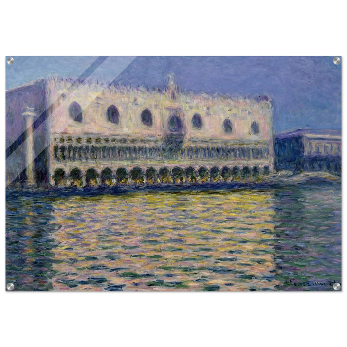 The Palazzo Ducale - claude monet Acrylic Print - 70x100 cm / 28x40″ inches