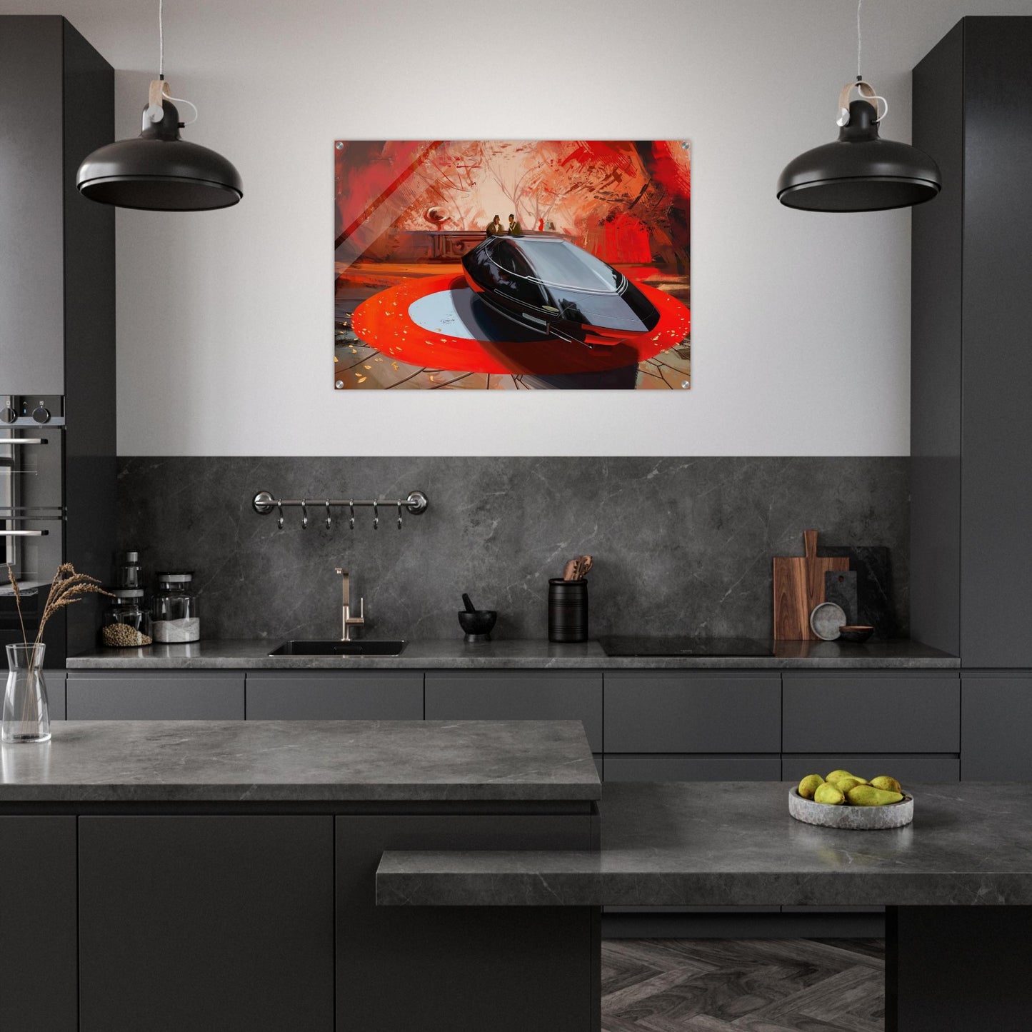 Syd Mead - Syd Mead Acrylic Print - 70x100 cm / 28x40″ inches