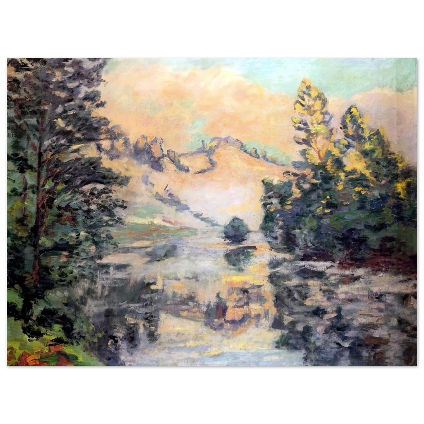 Armand Guillaumin - Landscape of Creuse - 1897 Fine Art Poster - Default Title