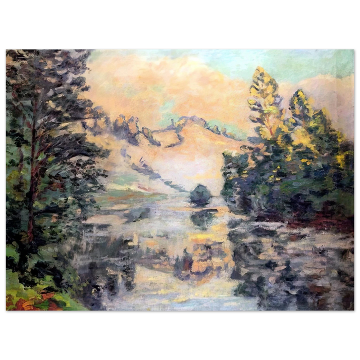 Armand Guillaumin - Landscape of Creuse - 1897 75x100 cm / 30x40inches Fine Art Poster
