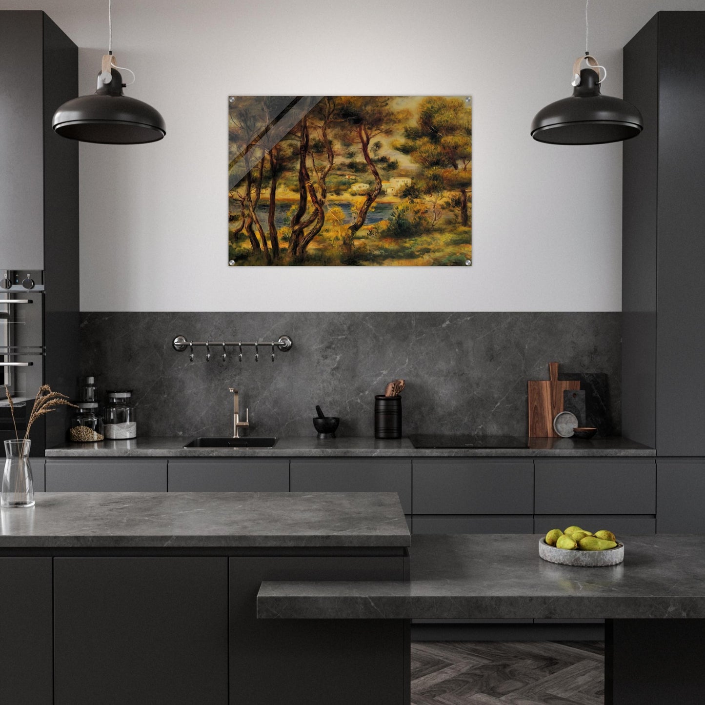 Cape Saint Jean - Pierre-Auguste Renoir Acrylic Print - 70x100 cm / 28x40″ inches