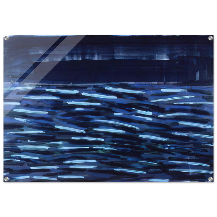 Flowers Of The Deep - 1984 - Ronnie Landfield Acrylic Print - 70x100 cm / 28x40″ inches | Ronnie Landfield Wall Art | Ronnie Landfield Prints