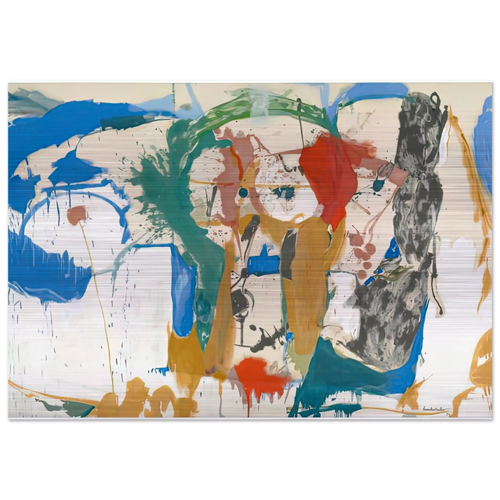 Madridscape, 1959- - Helen Frankenthaler Brushed Aluminum Print - 70x100 cm / 28x40 inches | Helen Frankenthaler Aluminum Print | Helen Frankenthaler Prints