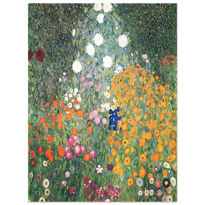 Gustav Klimt - FLOWER GARDEN 1907 75x100 cm / 30x40inches Fine Art Poster