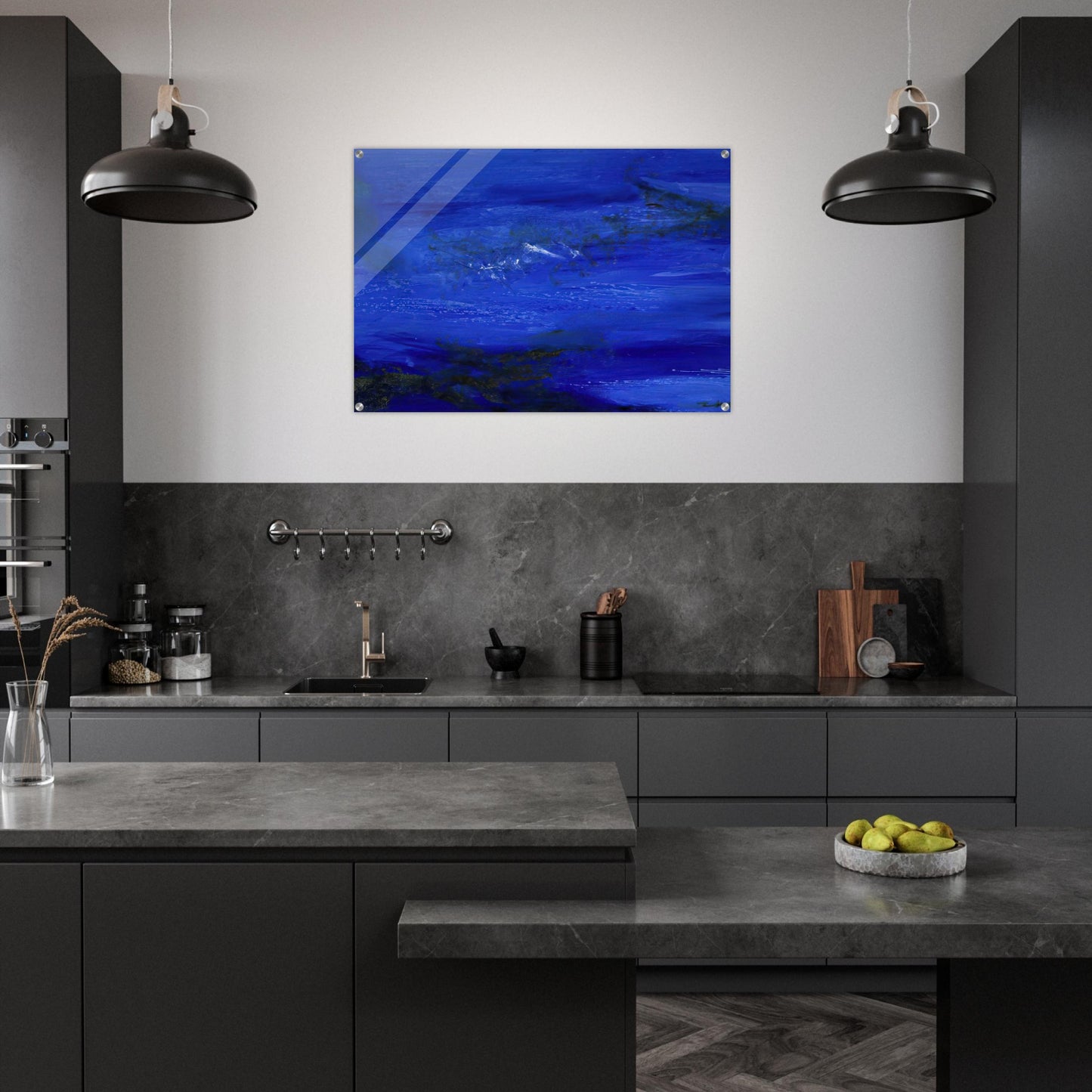 25 10 2002 2002 - Zao Wou-Ki Acrylic Print - 70x100 cm / 28x40″ inches