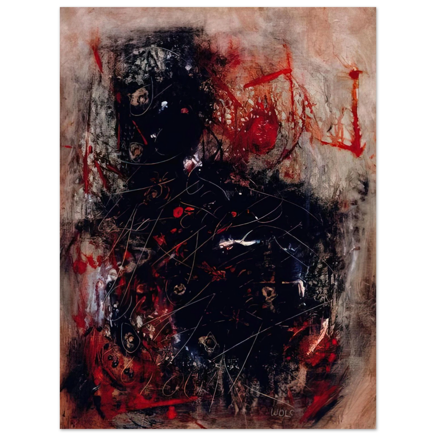 Wols - Oui, oui, oui - 1947 Fine Art Poster - Default Title