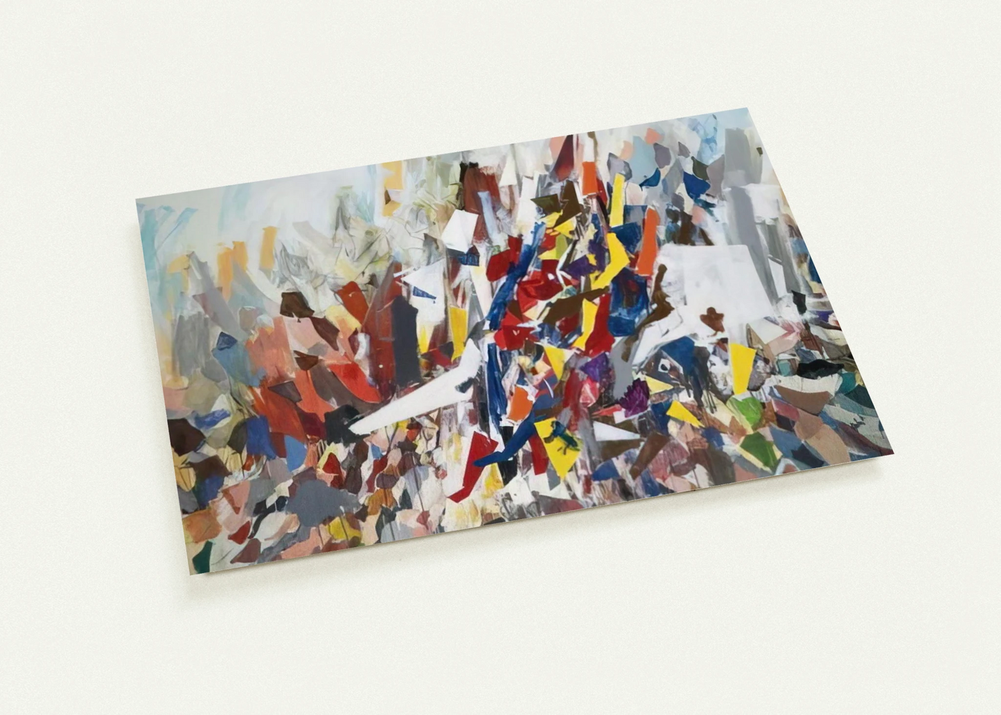 9th Street - 1978 By Robert Goodnough Pack of 10 Post Cards | Robert Goodnough Post Cards | A6 (10.5 x 14.8 cm) - 4.1 x 5.8 inches