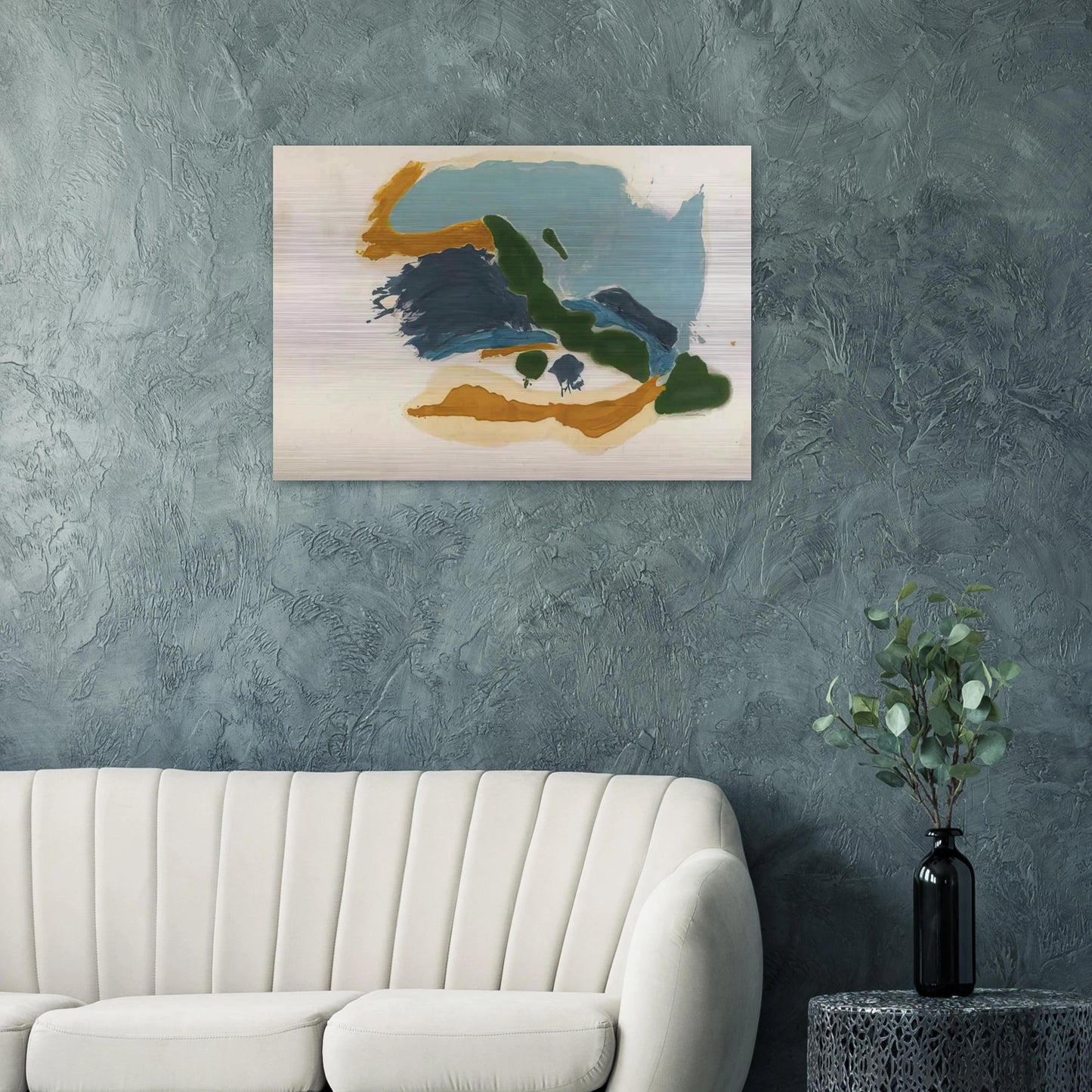 Tuscany - 1963 - Helen Frankenthaler Brushed Aluminum Print - 70x100 cm / 28x40 inches | Helen Frankenthaler Aluminum Print | Helen Frankenthaler Prints