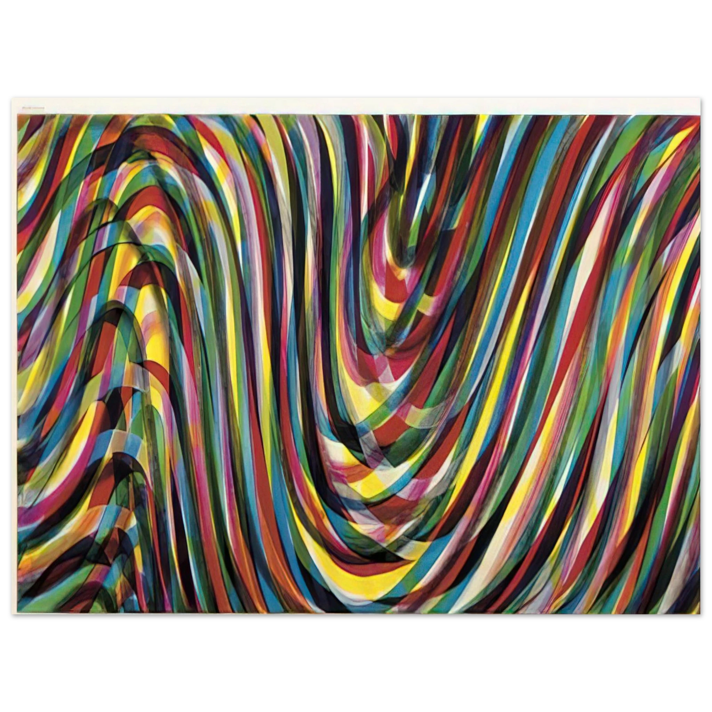 Sol LeWitt - Horizontal Wavy Lines Fine Art Poster - Default Title