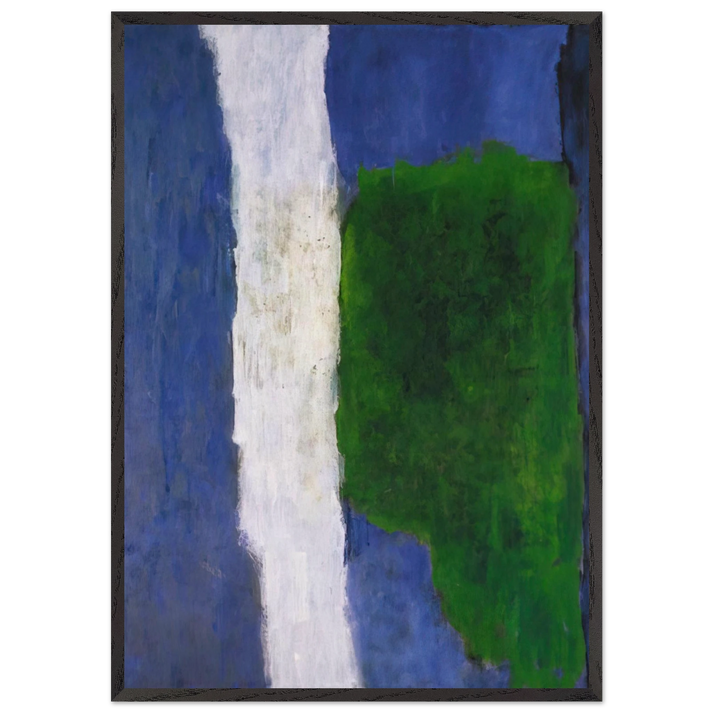 Archimandrite - 1960 - Theodoros Stamos 70x100 cm / 28x40 inches Framed Art Print – Black Wooden Frame