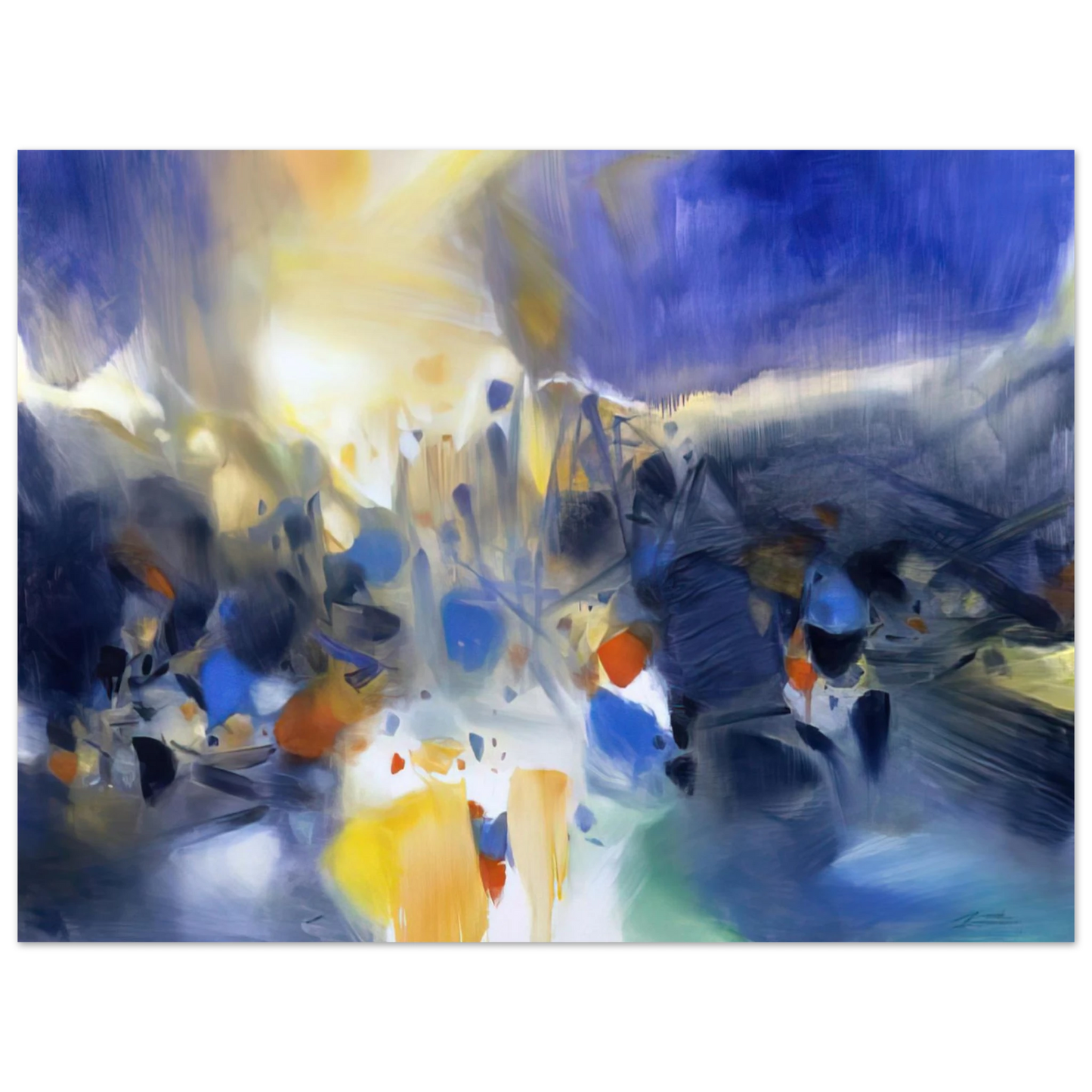 Chu teh Chun - LA VIE QUI ANIME LES NUAGES 2006 Fine Art Poster - Default Title