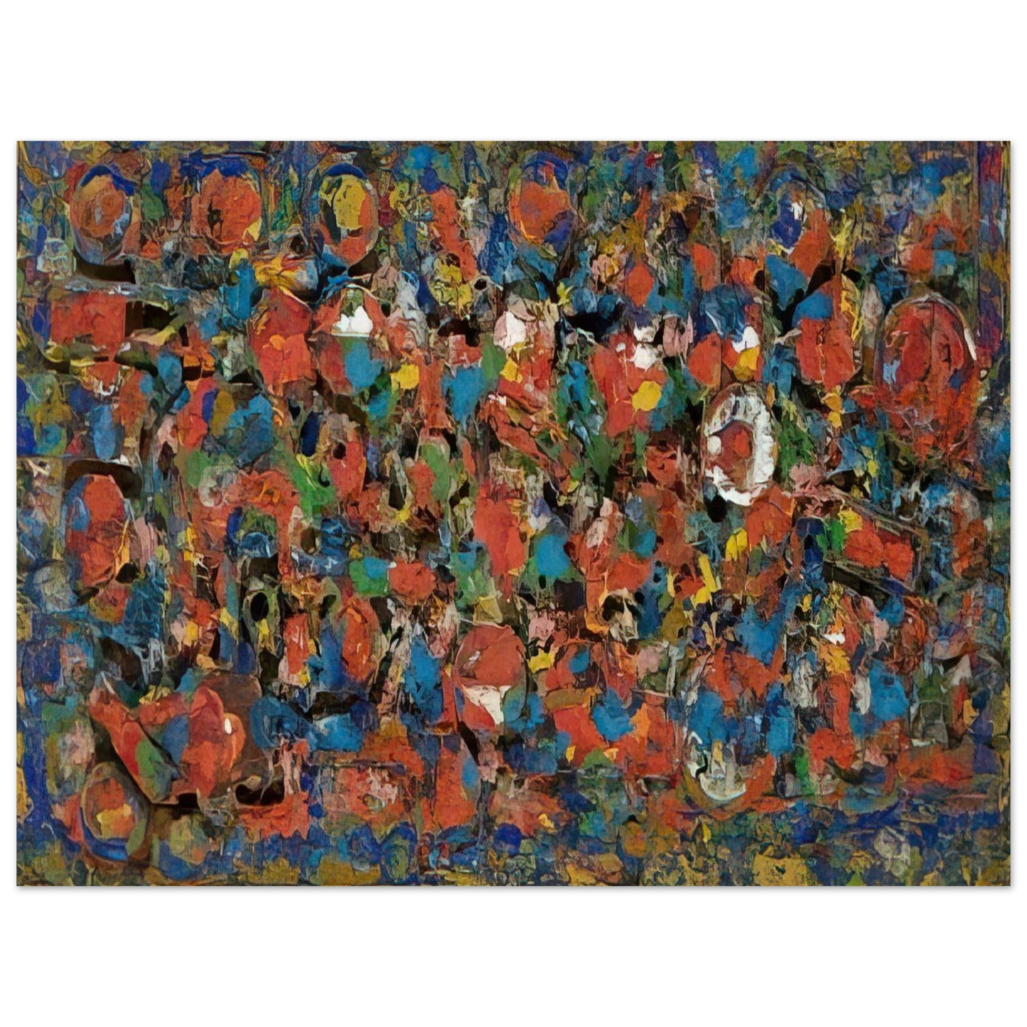 Richard Pousette-Dart - Encrustation - 1976 Fine Art Poster - Default Title