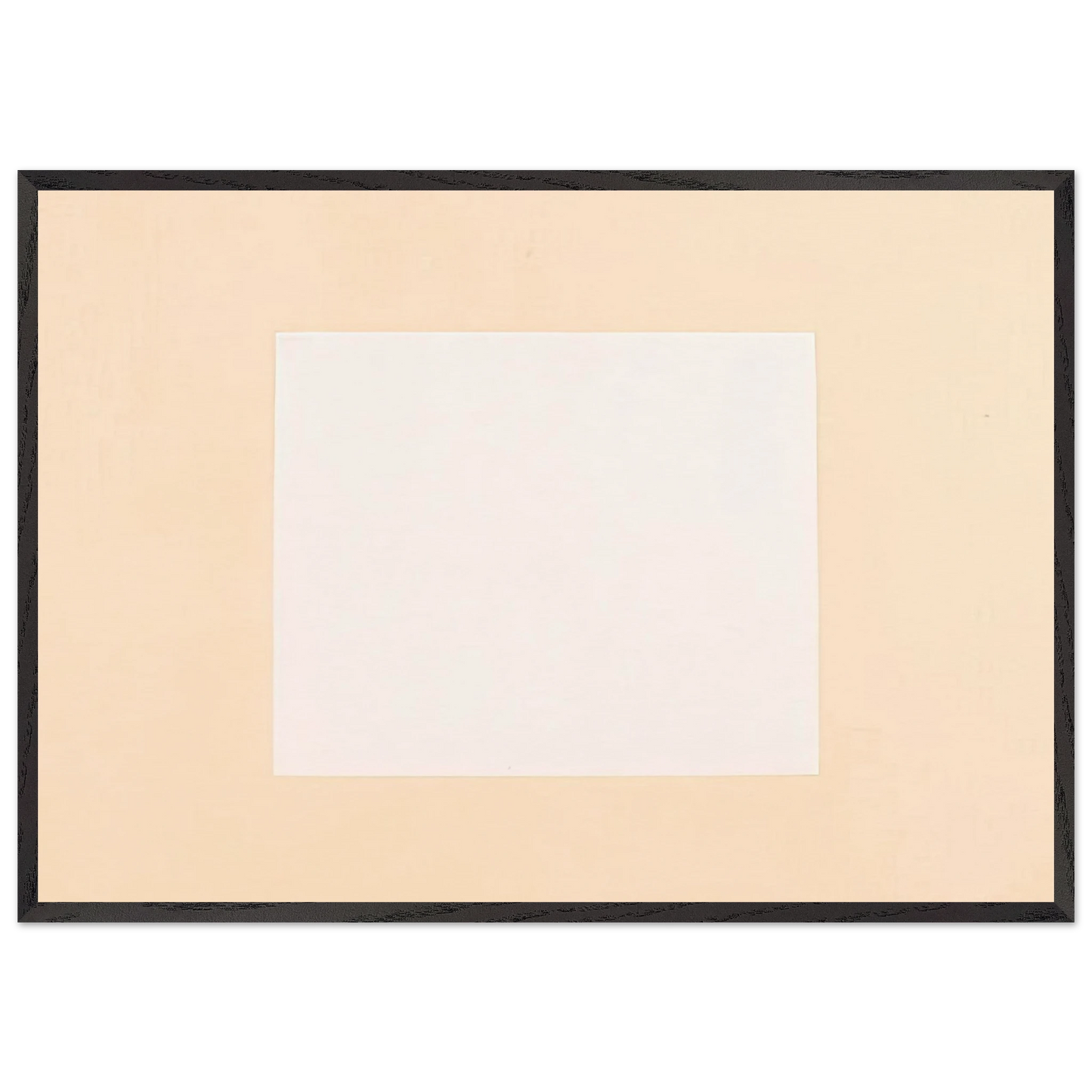 Untitled From Six Aquatints - Robert Ryman Framed Art Print – Black Wooden Frame - Default Title - -Framed Art Print