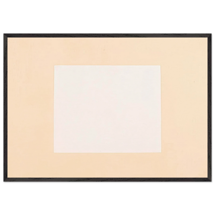 Untitled From Six Aquatints - Robert Ryman 70x100 cm / 28x40 inches Framed Art Print – Black Wooden Frame