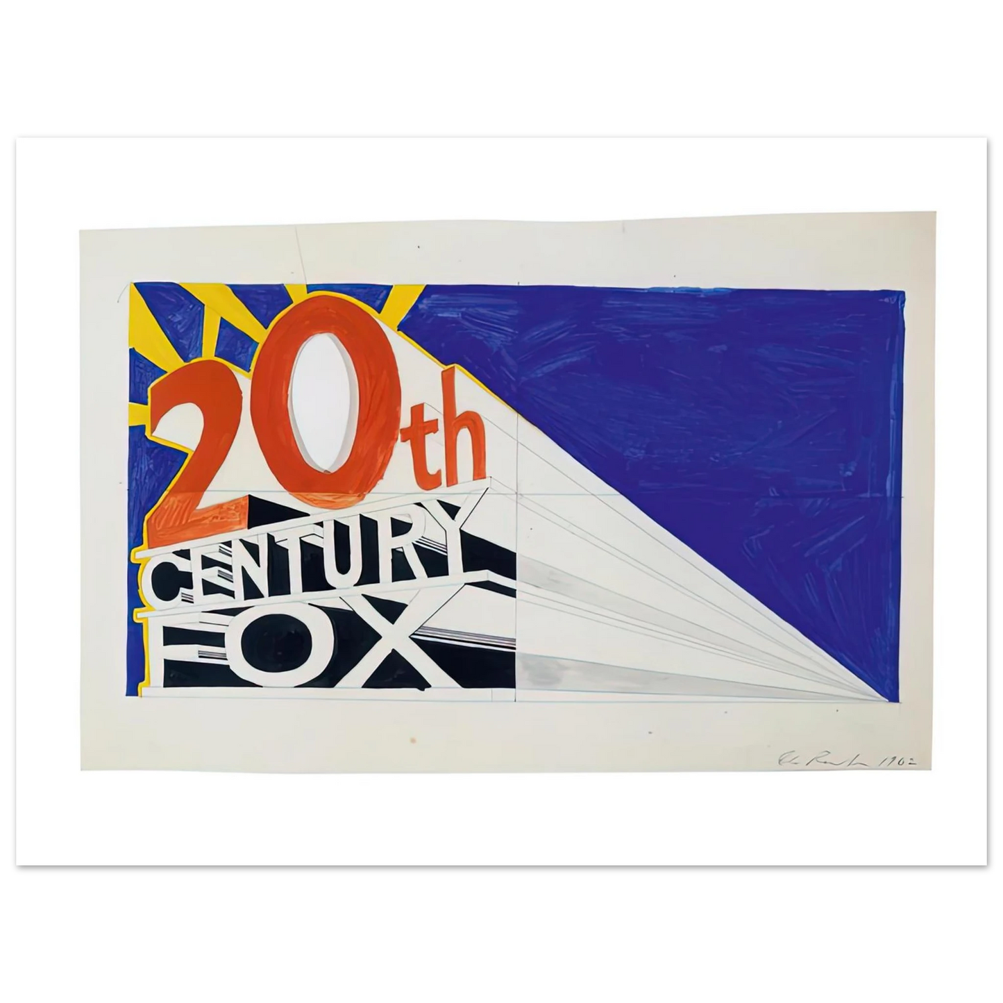 Edward Ruscha - TRADEMARK 3 1962 Fine Art Poster - Default Title