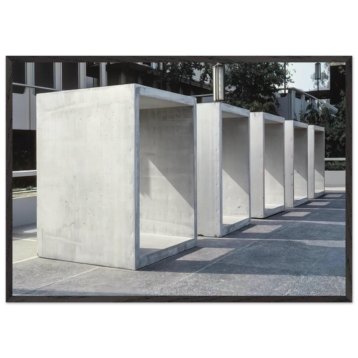 Untitled for Leo Castelli - 1977 - Donald Judd 70x100 cm / 28x40 inches Framed Art Print – Black Wooden Frame