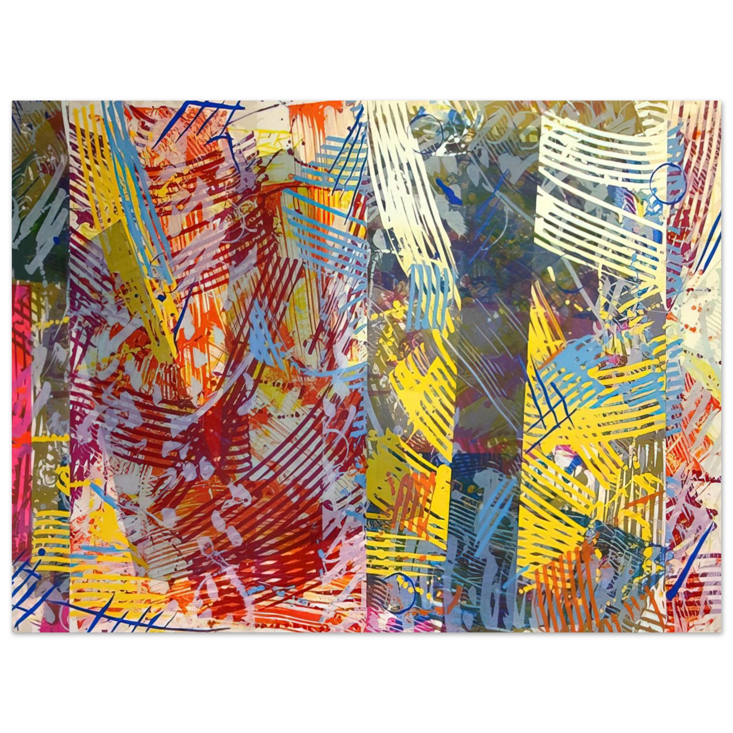 Sam Gilliam - Pretty Boxes Fine Art Poster - Default Title